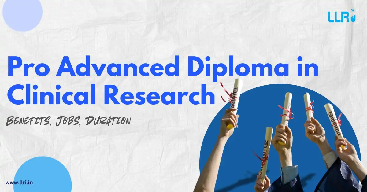 online pro advanced diploma clinical research