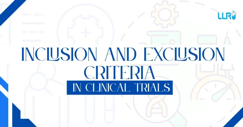 Inclusion and Exclusion Criteria in Clinical Trials 1 Inclusion and Exclusion Criteria in Clinical Trials