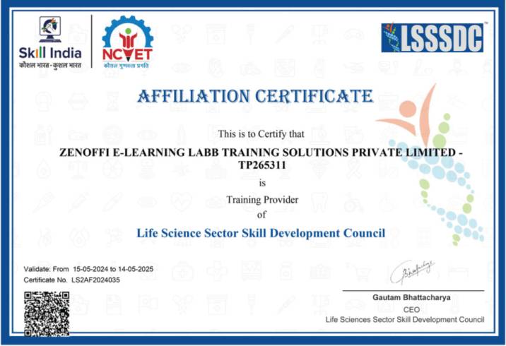 affiliation certificate