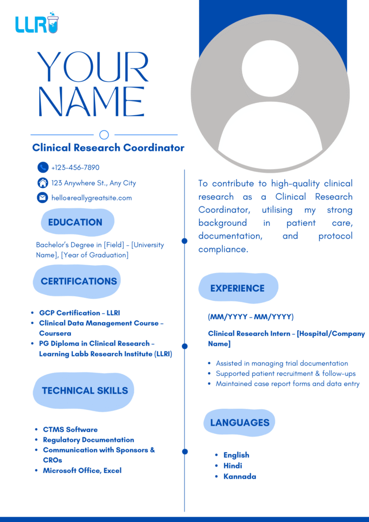 Clinical Research Coordinator Resume Guide 3 Clinical Research Coordinator Resume
