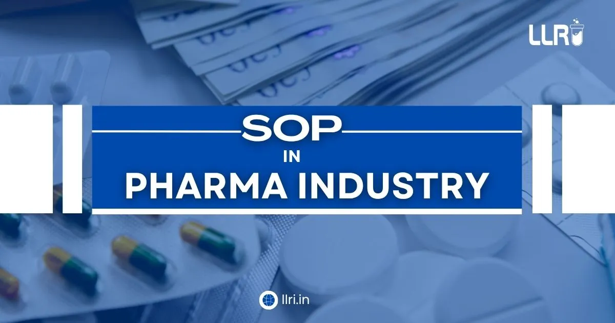 sop in pharmaceutical industry