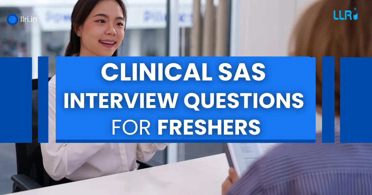 Clinical SAS interview questions for freshers