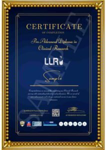 certification of pro advanced diploma in clinical research