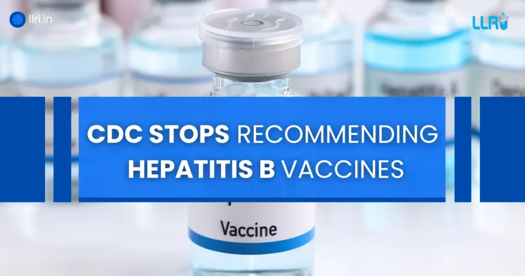 CDC Stops Recommending Hepatitis B Vaccines