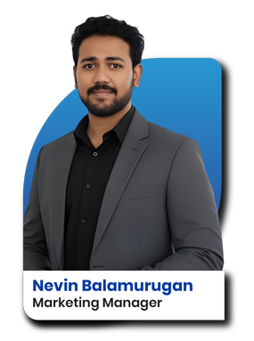 Nevin balamurugan - marketing manager