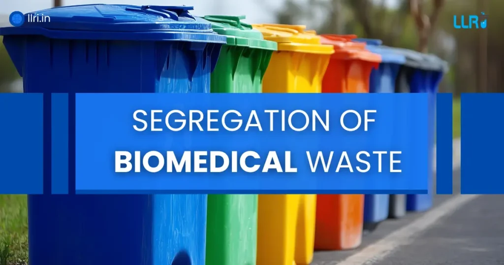 segregation of biomedical waste