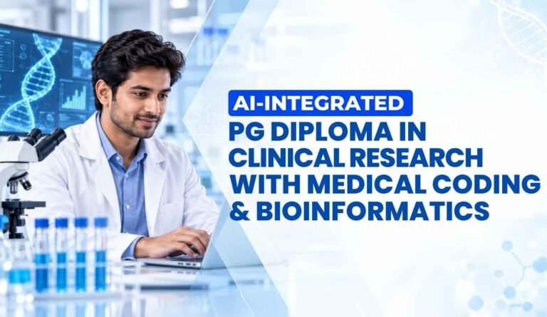 Ai integrated pg diploma in clinical research with medical coding and bioinformatics at llri